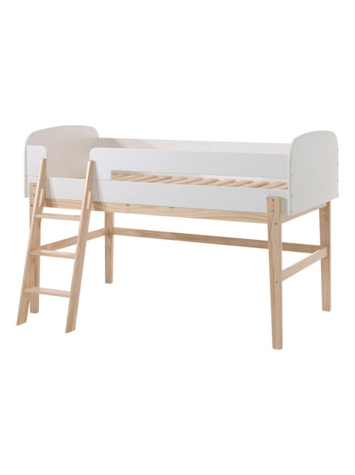 Lit mi hauteur laqué - Kiabi