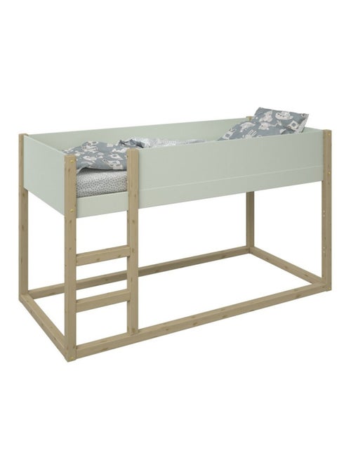 Lit mi-hauteur réversible pin massif CHARLIE - Kiabi