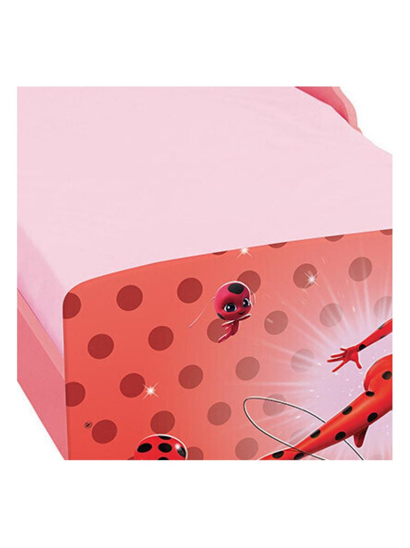 Lit miraculous Lit + Sommier +lattes - 70x140 cm Rouge - Kiabi