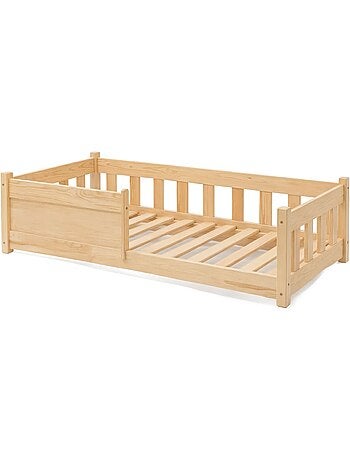 Lit montessori enfant cp mila 90×200 cm pin massif