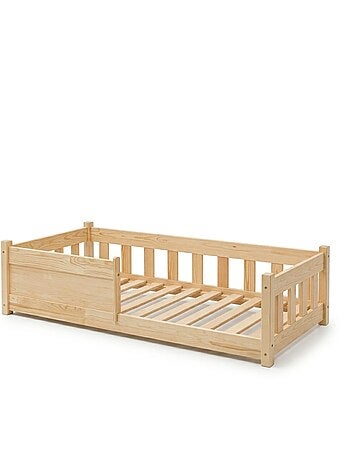 Lit montessori enfant cp mila 90×200 cm pin massif