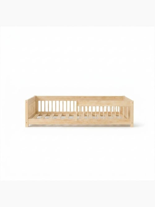 Lit montessori enfant mila cpw 80×190 cm pin massif - Kiabi