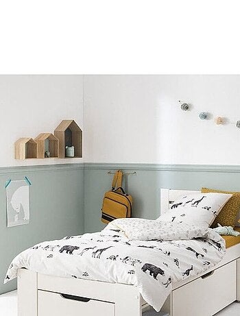 Lit multi-rangements pin massif ARTHUR
