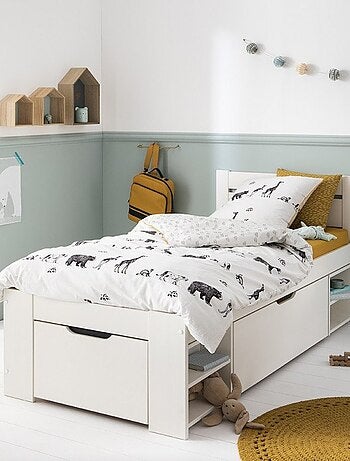 Lit multi-rangements pin massif ARTHUR