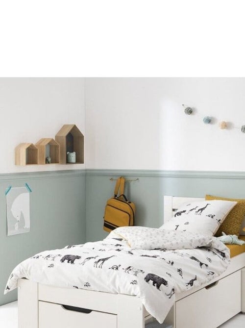 Lit multi-rangements pin massif  ARTHUR - Kiabi