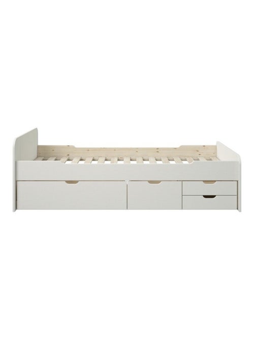 Lit multi-rangements pin massif  BASILE - Kiabi