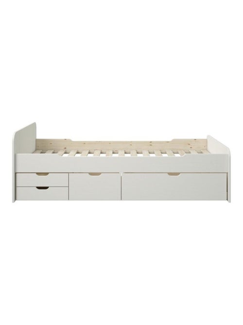 Lit multi-rangements pin massif  BASILE - Kiabi