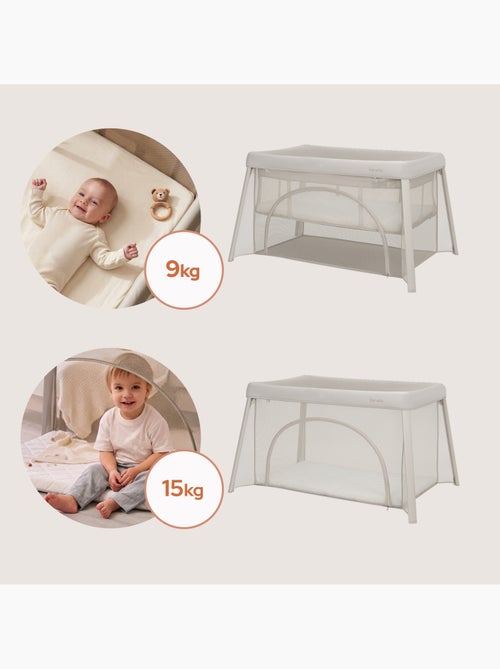 Lit parapluie 2en1 LIONELO Mila - Ultra légère - Lit bébé - 4cm matelas - Sac inclus - Kiabi Lit parapluie 2en1 LIONELO Mila - Ultra légère - Lit bébé - 4cm matelas - Sac inclus - Kiabi