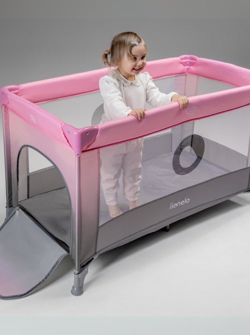 Lit parapluie 2en1LIONELO Stefi - Parc bébé - 125 x 65 cm - Roulettes - 0-36 mois - Sac inclus - Kiabi