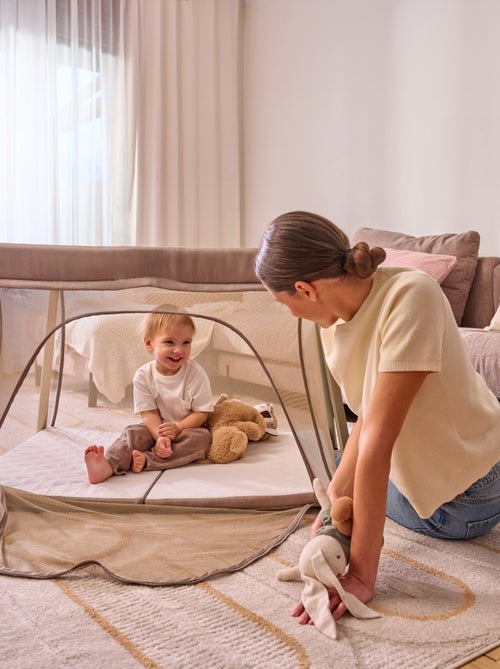 Lit parapluie 3en1 LIONELO Alice - Ultra légère - Lit bébé - Parc bébé - 3cm matelas - Sac inclus - Kiabi