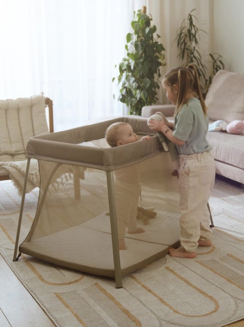 Lit parapluie 3en1 LIONELO Alice - Ultra légère - Lit bébé - Parc bébé - 3cm matelas - Sac inclus - Kiabi