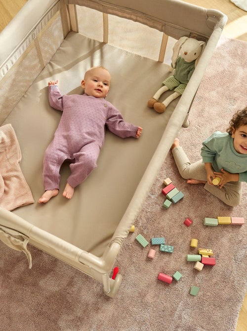 Lit parapluie 3en1 LIONELO Laura - Parc bébé - Matelas haute densité - Roulettes - 0-36 mois - Kiabi