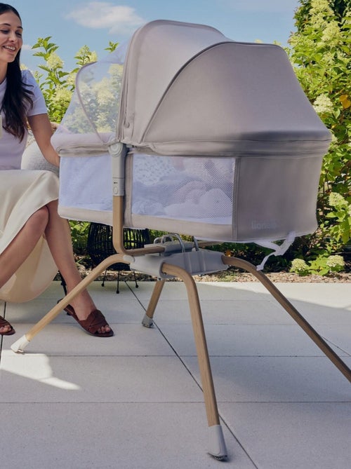 Lit parapluie 3en1 LIONELO Malin Evo - Berceau - Roulettes - Matelas inclus - Sac - Kiabi