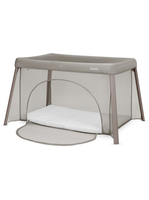 Lit parapluie 3en1 LIONELO Mila - Ultra légère - Lit bébé - Parc bébé - 4cm matelas - Sac inclus - Kiabi Lit parapluie 3en1 LIONELO Mila - Ultra légère - Lit bébé - Parc bébé - 4cm matelas - Sac inclus - Kiabi
