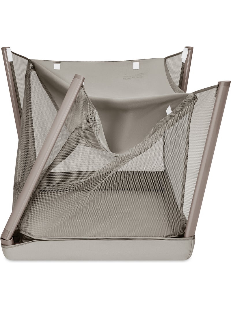 Lit parapluie 3en1 LIONELO Mila - Ultra légère - Lit bébé - Parc bébé - 4cm matelas - Sac inclus Beige - Kiabi
