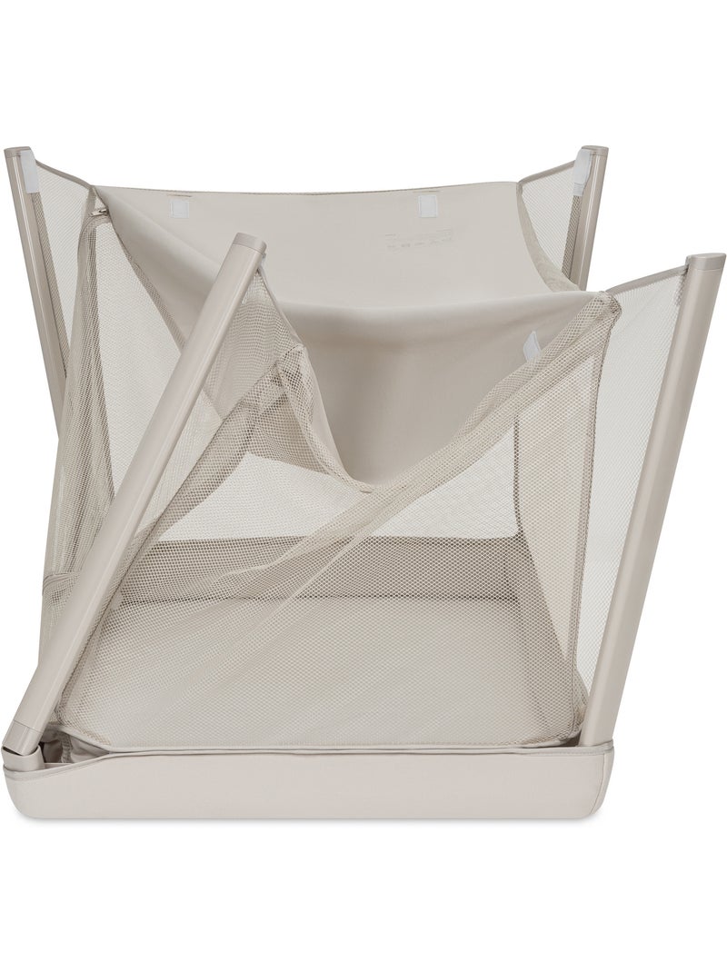 Lit parapluie 3en1 LIONELO Mila - Ultra légère - Lit bébé - Parc bébé - 4cm matelas - Sac inclus Beige sable - Kiabi