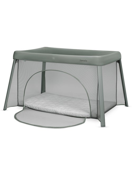 Lit parapluie 3en1 LIONELO Mila - Ultra légère - Lit bébé - Parc bébé - 4cm matelas - Sac inclus - Kiabi Lit parapluie 3en1 LIONELO Mila - Ultra légère - Lit bébé - Parc bébé - 4cm matelas - Sac inclus - Kiabi