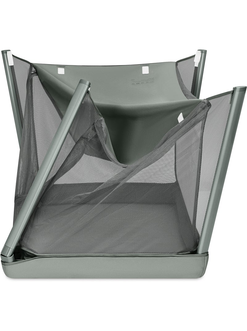 Lit parapluie 3en1 LIONELO Mila - Ultra légère - Lit bébé - Parc bébé - 4cm matelas - Sac inclus Vert - Kiabi