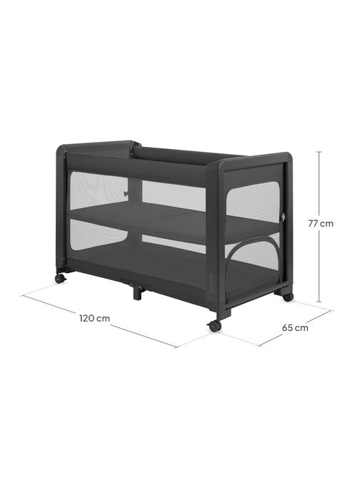 Lit parapluie 3en1 LIONELO Patty - Lit cododo - Parc - Pliable - Matelas haute densité - 4 roulettes - Kiabi