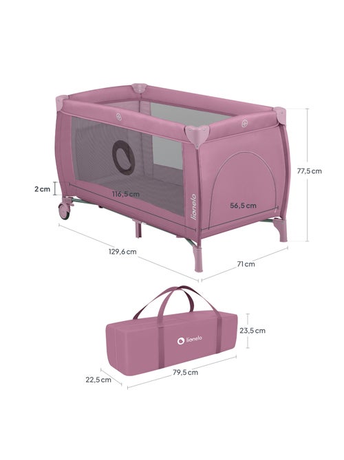 Lit parapluie 3en1 LIONELO Stefi Plus - Parc bébé - Matelas haute densité - Roulettes - 0-36 mois - Kiabi Lit parapluie 3en1 LIONELO Stefi Plus - Parc bébé - Matelas haute densité - Roulettes - 0-36 mois - Kiabi