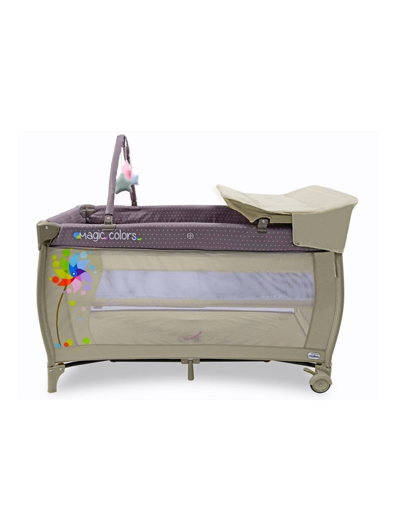 Lit parapluie 4 en 1 mix plus Beige - Kiabi