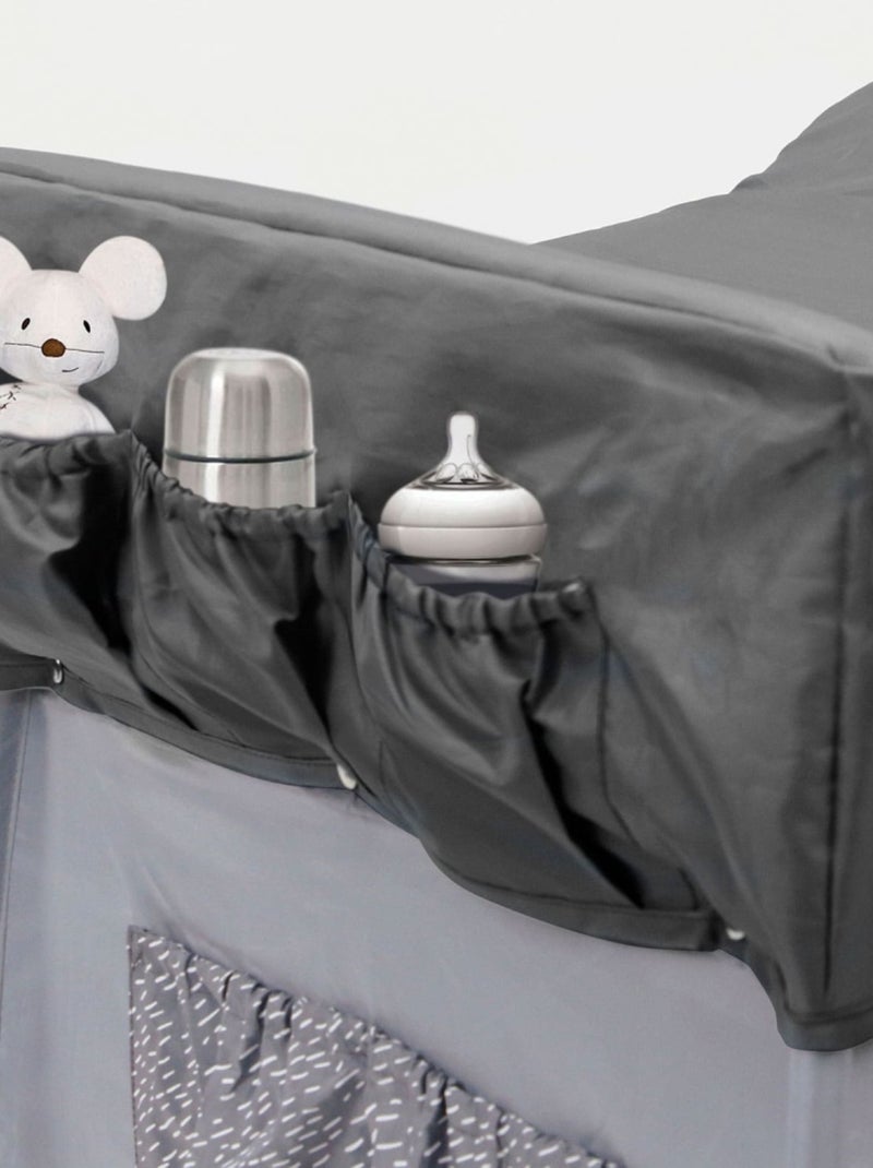 Lit parapluie 4 en 1 mix plus Blanc Gris Bleu - Kiabi