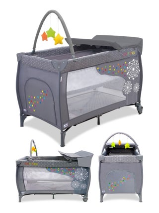 Lit parapluie 4 en 1 mix plus