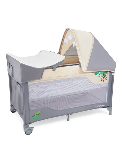 Lit parapluie bébé avec table à langer et roues HyperMotion - Kiabi