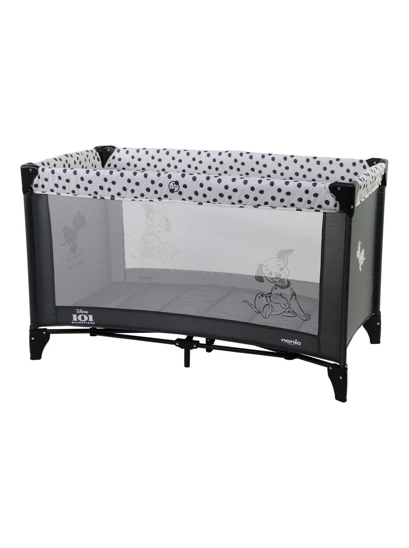 Lit Parapluie Bébé Soda - Sac De Transport Et Matelas Inclus - 101 Dalmatiens Gris Gris - Kiabi