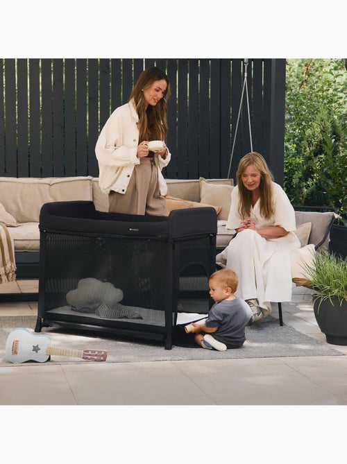 Lit parapluie Kinderkraft MOON DREAM avec matelas, sommier suspendu et sac de transport - Kiabi Lit parapluie Kinderkraft MOON DREAM avec matelas, sommier suspendu et sac de transport - Kiabi