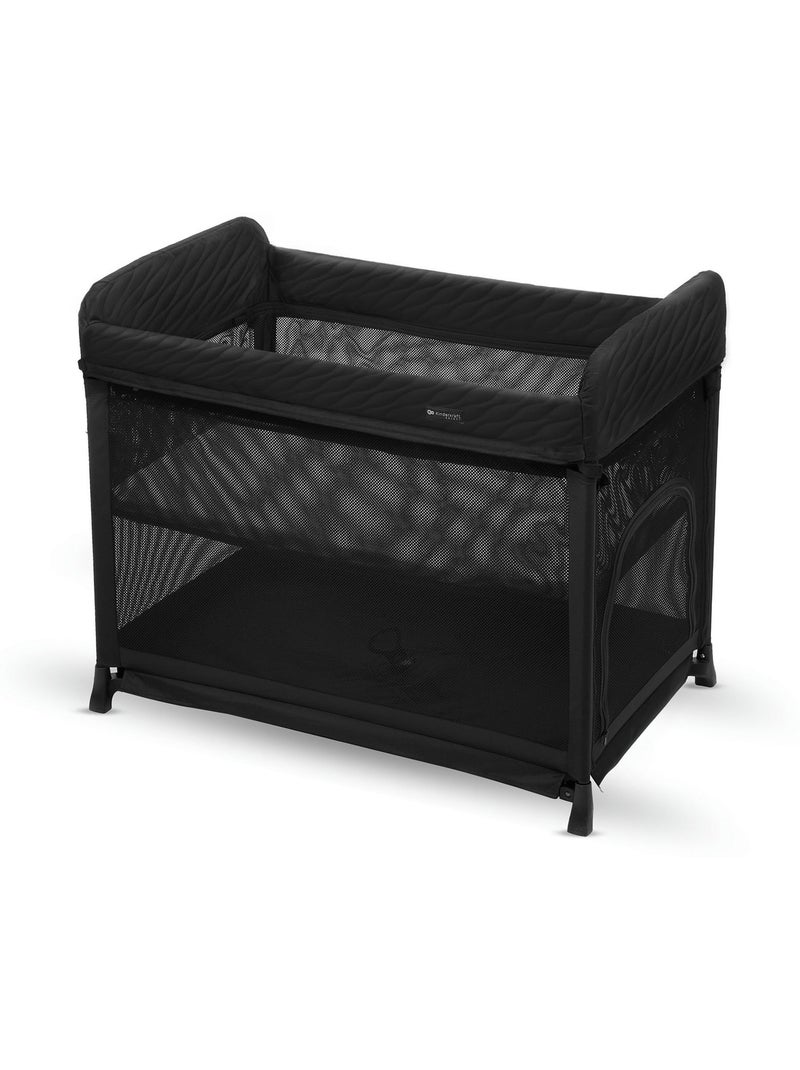 Lit parapluie Kinderkraft MOON DREAM avec matelas, sommier suspendu et sac de transport Noir - Kiabi