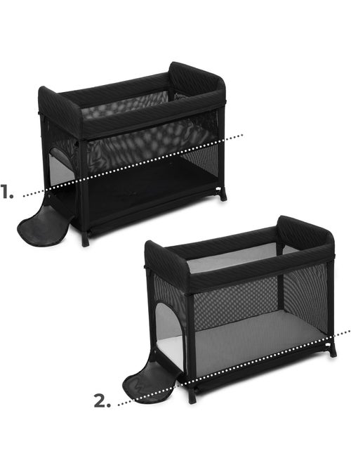 Lit parapluie Kinderkraft MOON DREAM avec matelas, sommier suspendu et sac de transport - Kiabi Lit parapluie Kinderkraft MOON DREAM avec matelas, sommier suspendu et sac de transport - Kiabi