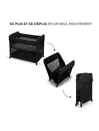 Lit parapluie pliable à deux niveaux