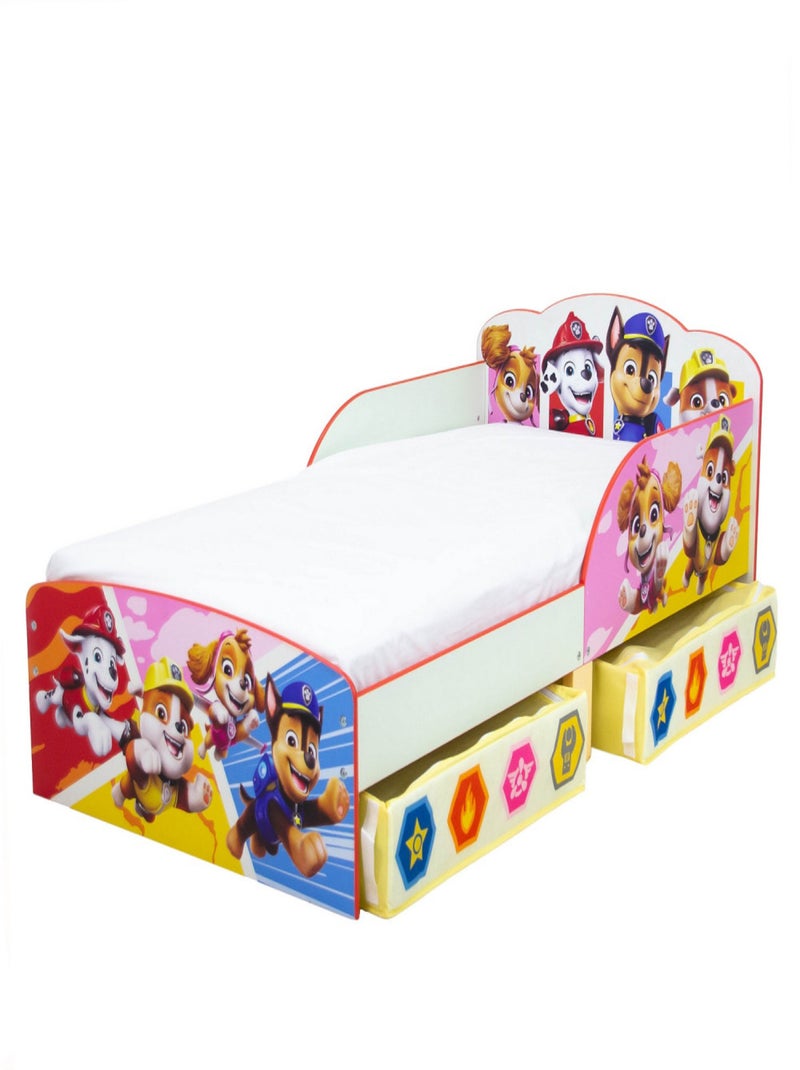 Lit Pat'Patrouille  4 personnages et leurs blasons - 140x70 cm Multicolore - Kiabi