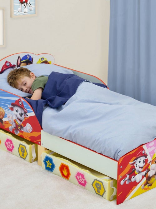 Lit Pat'Patrouille  4 personnages et leurs blasons - 140x70 cm - Kiabi