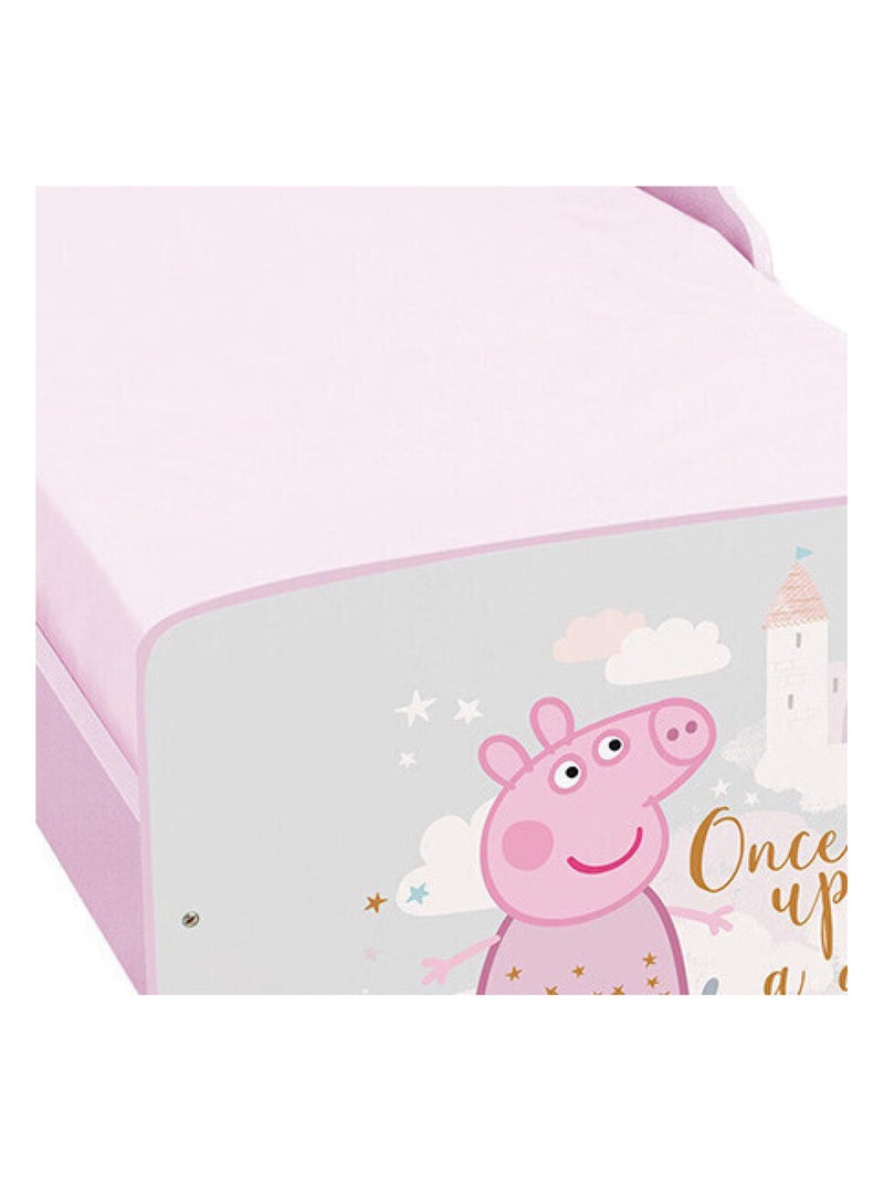 Lit peppa pig once upon a dream Lit + Sommier +lattes - 70x140 cm Rose - Kiabi