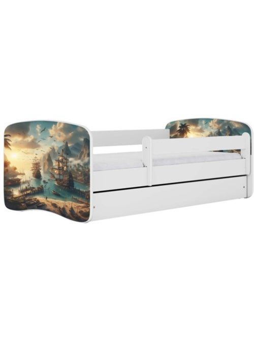 Lit pirate avec tiroir - couchage 140x70 cm - Kiabi