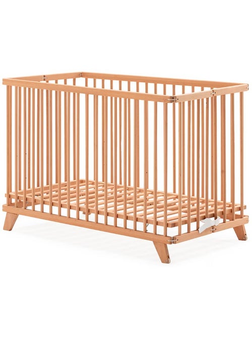 Lit pliant simona 120x60 bois - Kiabi