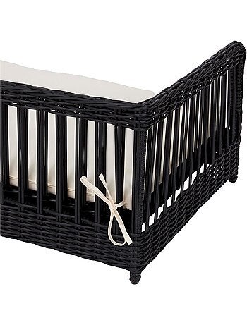 Lit pour animaux de compagnie pour chats et chiens Rotin