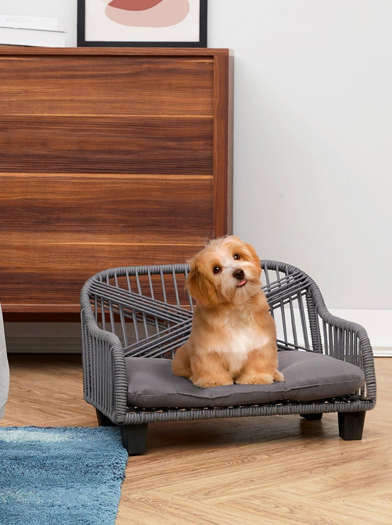 Lit pour animaux pour chat et chien chaise longue Gris - Kiabi