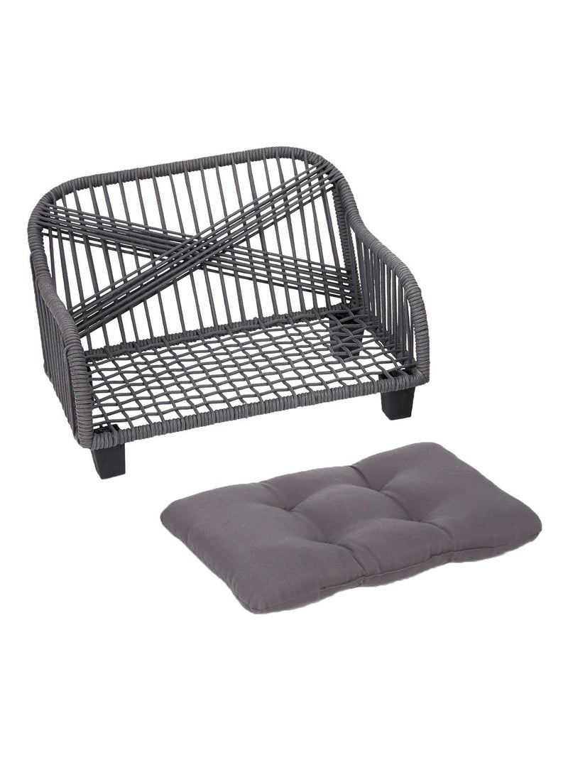 Lit pour animaux pour chat et chien chaise longue Gris - Kiabi