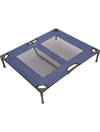 Lit pour chien chat xxl 92 x 76 x 18 cm bleu marine