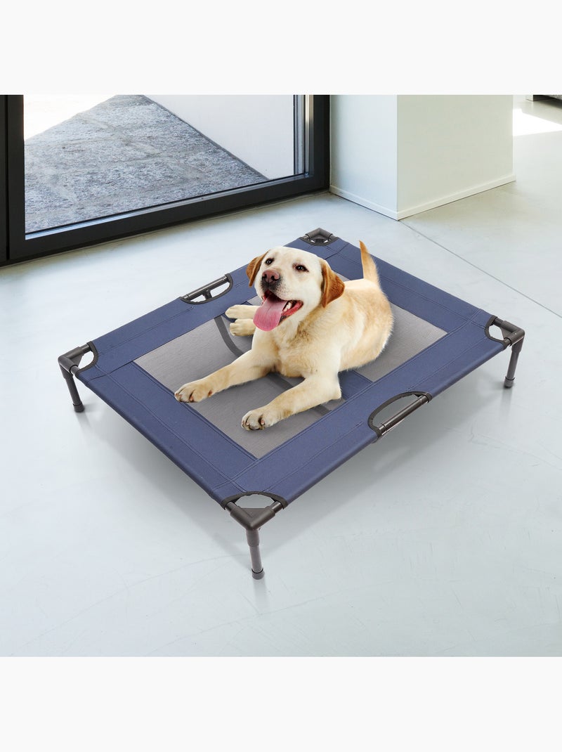 Lit pour chien chat xxl 92 x 76 x 18 cm bleu marine Bleu Bleu - Kiabi