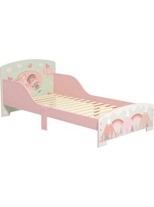Lit pour enfant 3-6 ans design mountain adventure - sommier à lattes inclus - Kiabi Lit pour enfant 3-6 ans design mountain adventure - sommier à lattes inclus - Kiabi