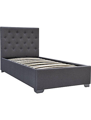 Lit simple avec coffre