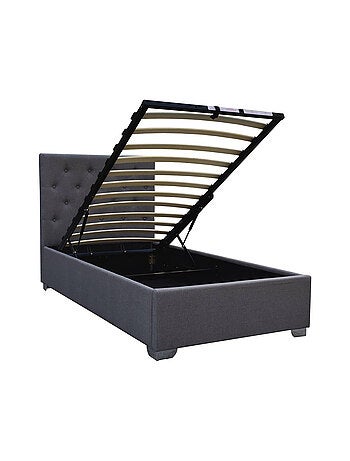 Lit simple avec coffre