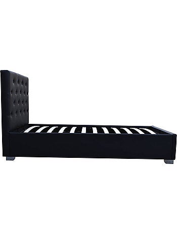 Lit simple avec coffre