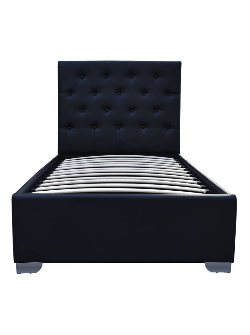 Lit simple avec coffre Noir Noir - Kiabi