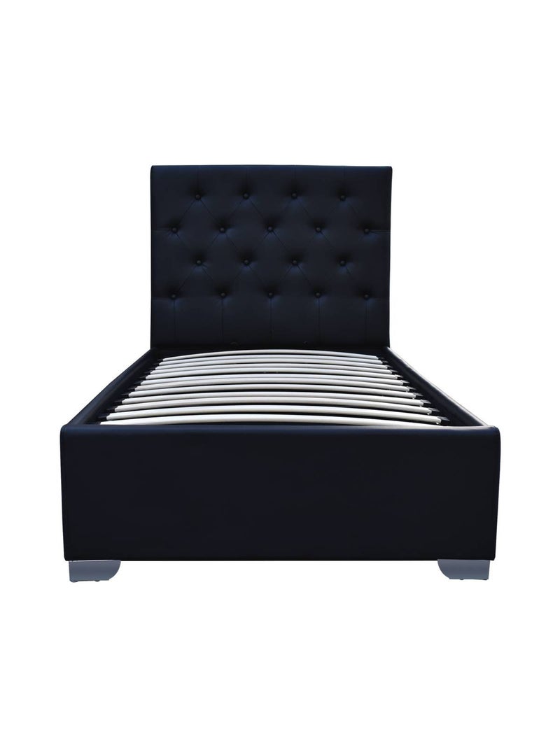 Lit simple avec coffre Noir Noir - Kiabi