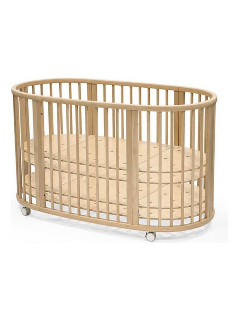 Lit Sleepi V3 Naturel 140 cm (matelas non inclus) de chez Stokke (Natural) Marron - Kiabi